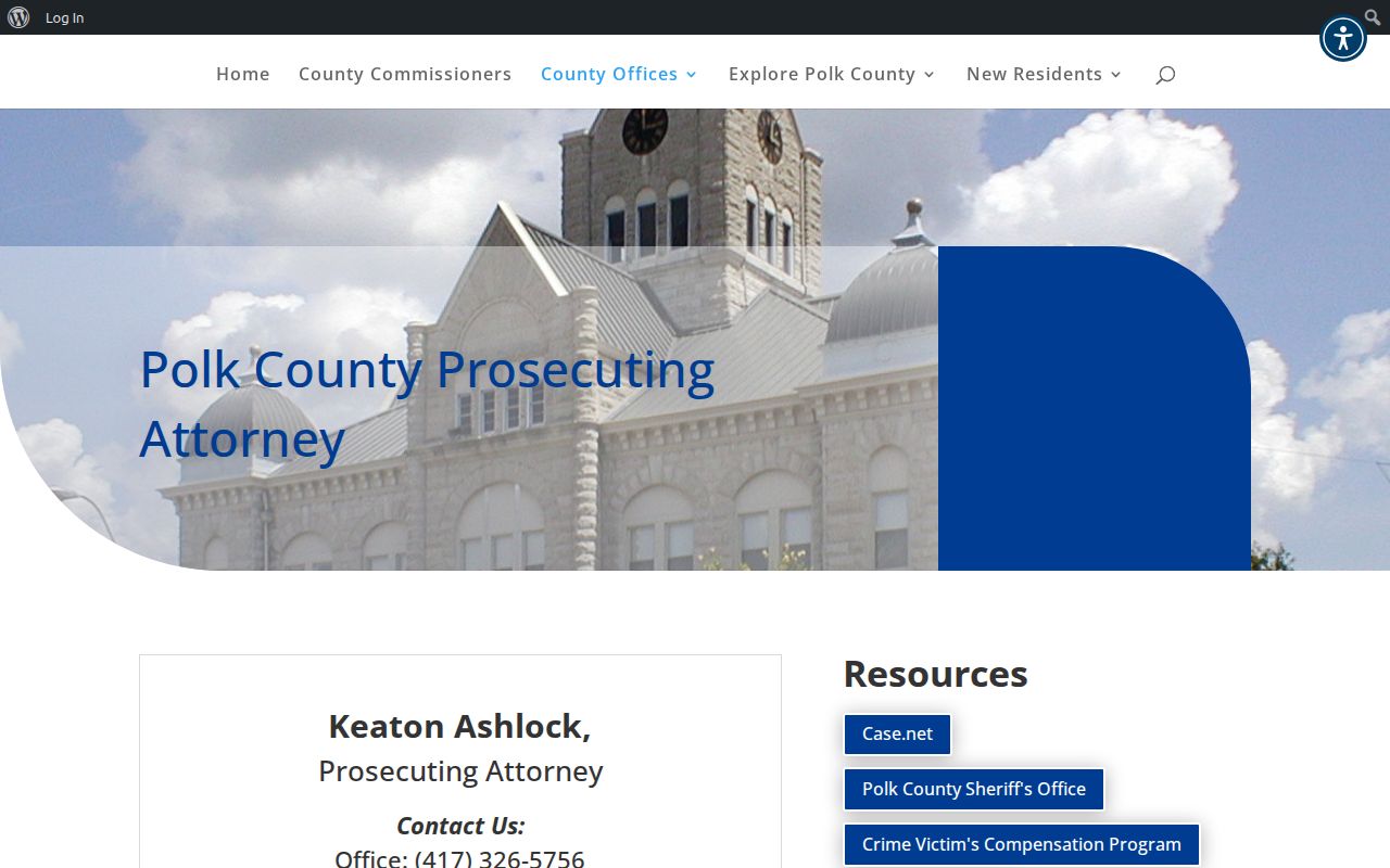 Polk County criminal court cases and Prosecuting Attorney information